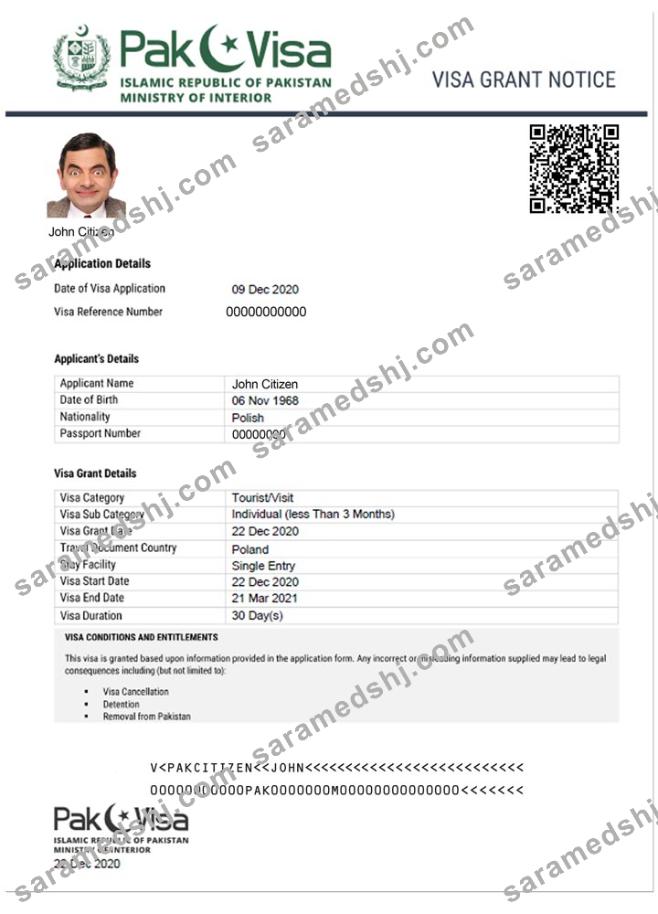 PAKISTAN e-visa